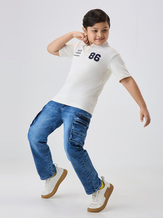 NAVY BLUE UTILITY CARGO PANTS (C 27X BLUE)