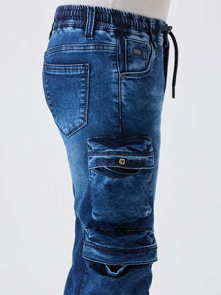 UTILITY POCKETS STRAIGHT FIT CARGO (C 33X BLUE)