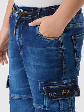 UTILITY POCKETS NAVY BLUE CARGO (C 36 DX)