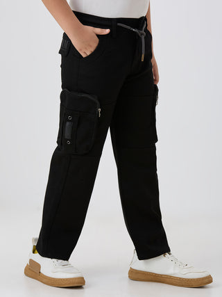 UTILITY POCKETS FASHION CARGO (C 37 Z BLACK)