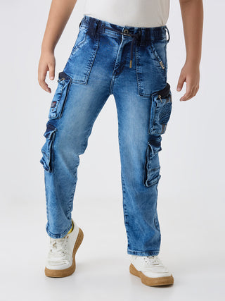 UTILITY POCKETS FASHION CARGO (C 39 BLUE)