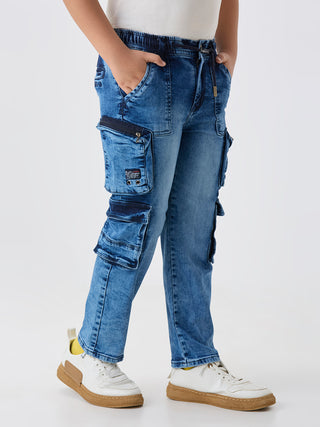 UTILITY POCKETS FASHION CARGO (C 39 BLUE)