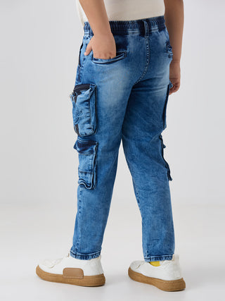 UTILITY POCKETS FASHION CARGO (C 39 BLUE)