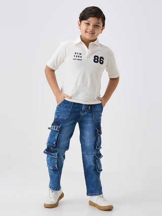 UTILITY POCKETS DARK BLUE CARGO (C41 BLUE)