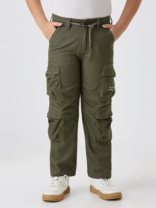 COTTON CARGO PANTS (CTC 11 OLIVE)