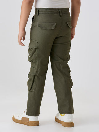COTTON CARGO PANTS (CTC 11 OLIVE)