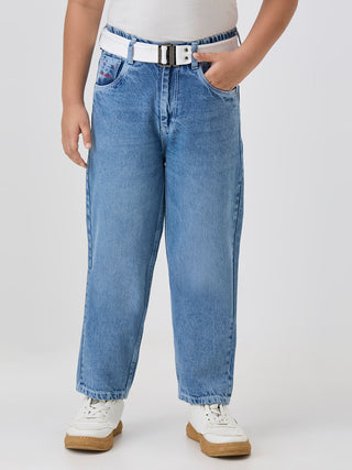 ICE WASH STRAIGHT FIT DENIM (PJ 948A ICE)