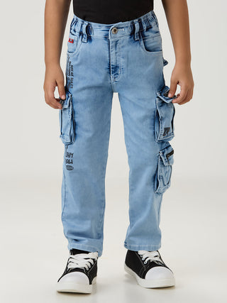 FASHIONABLE POCKETS ICE WASH CARGO (PSS 834X ICE)