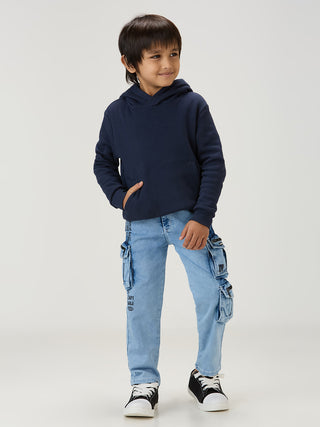 FASHIONABLE POCKETS ICE WASH CARGO (PSS 834X ICE)