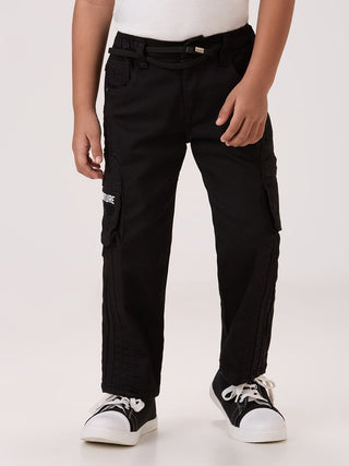 UTILITY POCKETS JET BLACK CARGO (PSS 984 Z BLACK)