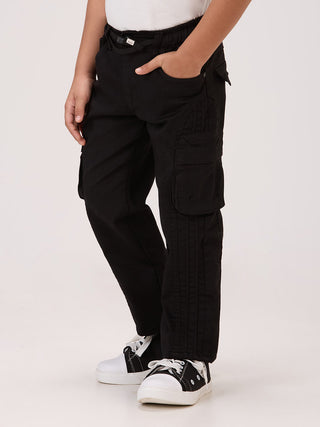 UTILITY POCKETS JET BLACK CARGO (PSS 984 Z BLACK)