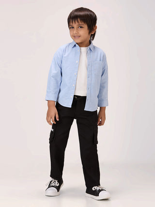 UTILITY POCKETS JET BLACK CARGO (PSS 984 Z BLACK)