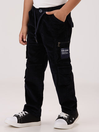 FASHIONABLE CORDUROY NAVY BLUE CARGO (PSSCOD1X BLUE)