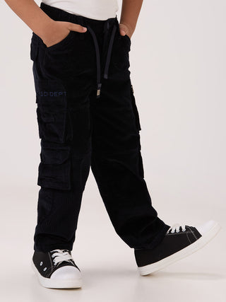 FASHIONABLE CORDUROY NAVY BLUE CARGO (PSSCOD1X BLUE)