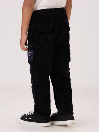 FASHIONABLE CORDUROY NAVY BLUE CARGO (PSSCOD1X BLUE)