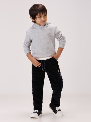FASHIONABLE CORDUROY NAVY BLUE CARGO (PSSCOD1X BLUE)