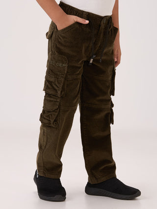 FASHIONABLE CORDUROY OLIVE CARGO (PSSCOD1X OLIVE)