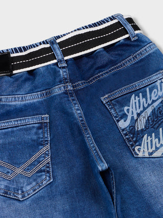 SMART DISTRESSED DENIM JEANS (RJ 1012) - Deep Wash | 7-14 Years