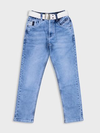 LIGHT ICE WASH DENIM JEANS (RJ 1635X) - Ice Wash | 7-14 Years