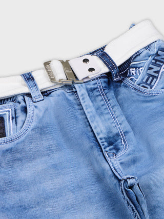 LIGHT ICE WASH DENIM JEANS (RJ 1635X) - Ice Wash | 7-14 Years