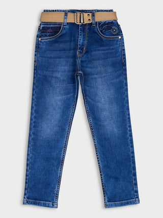 SMART FIT BLUE DENIM JEANS (RJ 434) - Blue Wash | 7-14 Years
