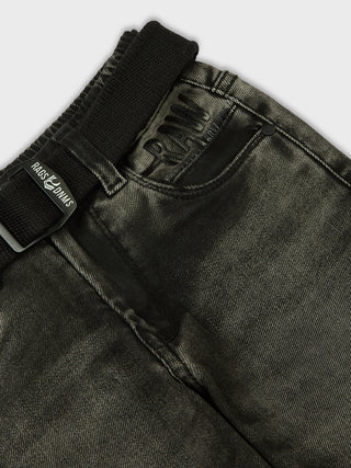 SMART FIT CHARCOAL WASH DENIM JEANS (RJ 503) - Charcoal Wash | 7-14 Years