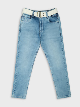 SMART FIT ICE WASH DENIM JEANS (RJ 704) - Supr Ice Wash | 7-14 Years