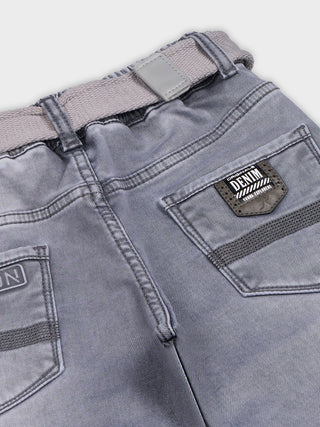 SMART FIT GREY DENIM JEANS (RJ 736X) - Grey Wash | 7-14 Years
