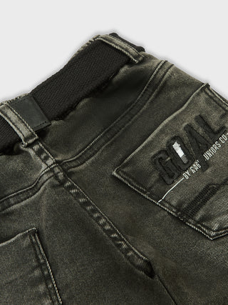 SMART FIT CHARCOAL WASH DENIM (RJ 808) - Charcoal Wash | 7-14 Years