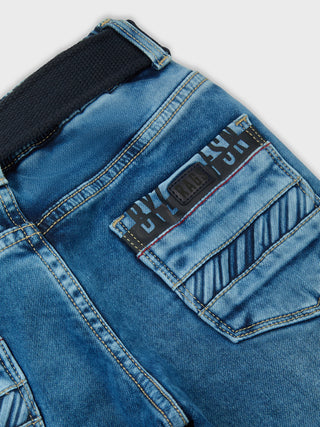 SMART FIT STONE WASH DENIM JEANS (RJ 867X) - Blue Wash | 7-14 Years