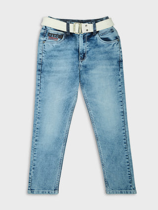 SMART FIT ICE WASH DENIM JEANS (RJ 872) - Ice Wash | 7-14 Years