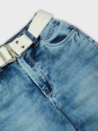 SMART FIT ICE WASH DENIM JEANS (RJ 872) - Ice Wash | 7-14 Years