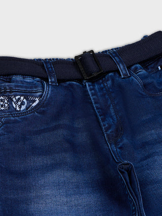 SMART FIT DARK BLUE FASHION DENIM  (RJ 904) - Blue Wash | 7-14 Years