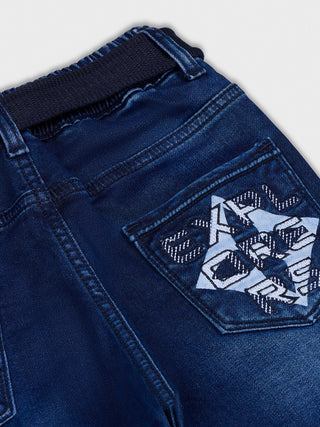 SMART FIT DARK BLUE FASHION DENIM  (RJ 904) - Blue Wash | 7-14 Years