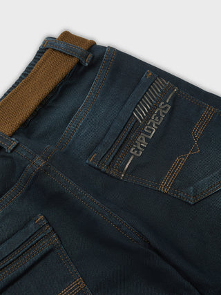 SMART FIT DARK WASH DENIM JEANS (RJ 911) - Brown Wash | 7-14 Years