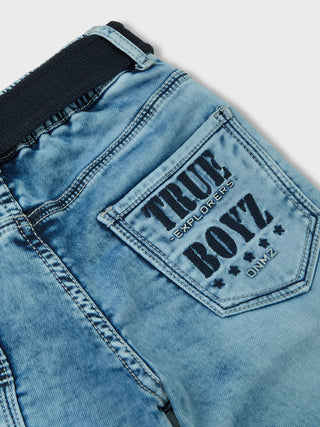 SMART FIT COOL ICE BLUE DENIM JEANS  (RJ 934) - Ice Wash | 7-14 Years