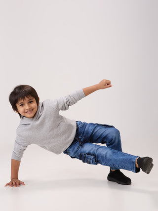 UTILITY POCKET DARK BLUE FASHION CARGO PANTS (SSC 27X BLUE)