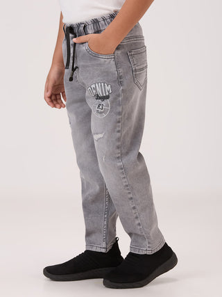 ALL DAY COMFORT FIT GREY FASHION DENIMS (SSM 914 GREY)