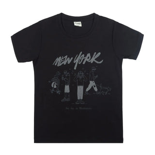 RAGS Boys New York Sketch Graphic T-Shirt (T2 BLACK) | 2-12 Years ragsjuniors