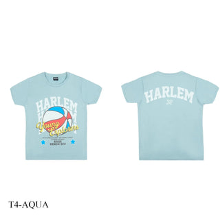 RAGS Boys Harlem Basketball Graphic T-Shirt (T4 AQUA) | 2-12 Years ragsjuniors