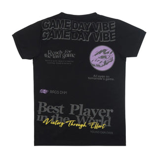 RAGS Boys Best Player Graphic T-Shirt (T5 BLACK) | 2-12 Years ragsjuniors