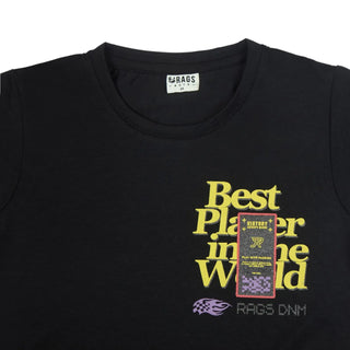 RAGS Boys Best Player Graphic T-Shirt (T5 BLACK) | 2-12 Years ragsjuniors
