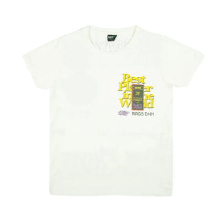 RAGS Boys Best Player Graphic T-Shirt (T5 WHITE) | 2-12 Years ragsjuniors
