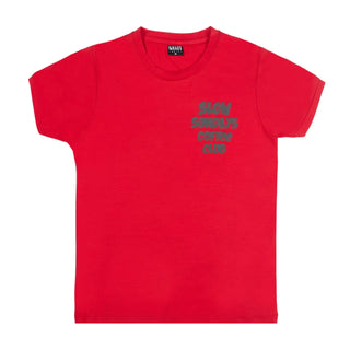 RAGS Boys Slow Sundays Coffee Club T-Shirt (T6 RED) | 2-12 Years ragsjuniors