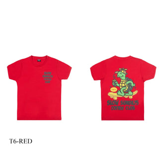 RAGS Boys Slow Sundays Coffee Club T-Shirt (T6 RED) | 2-12 Years ragsjuniors