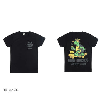RAGS Boys Slow Sundays Coffee Club T-Shirt (T6 BLACK) | 2-12 Years ragsjuniors